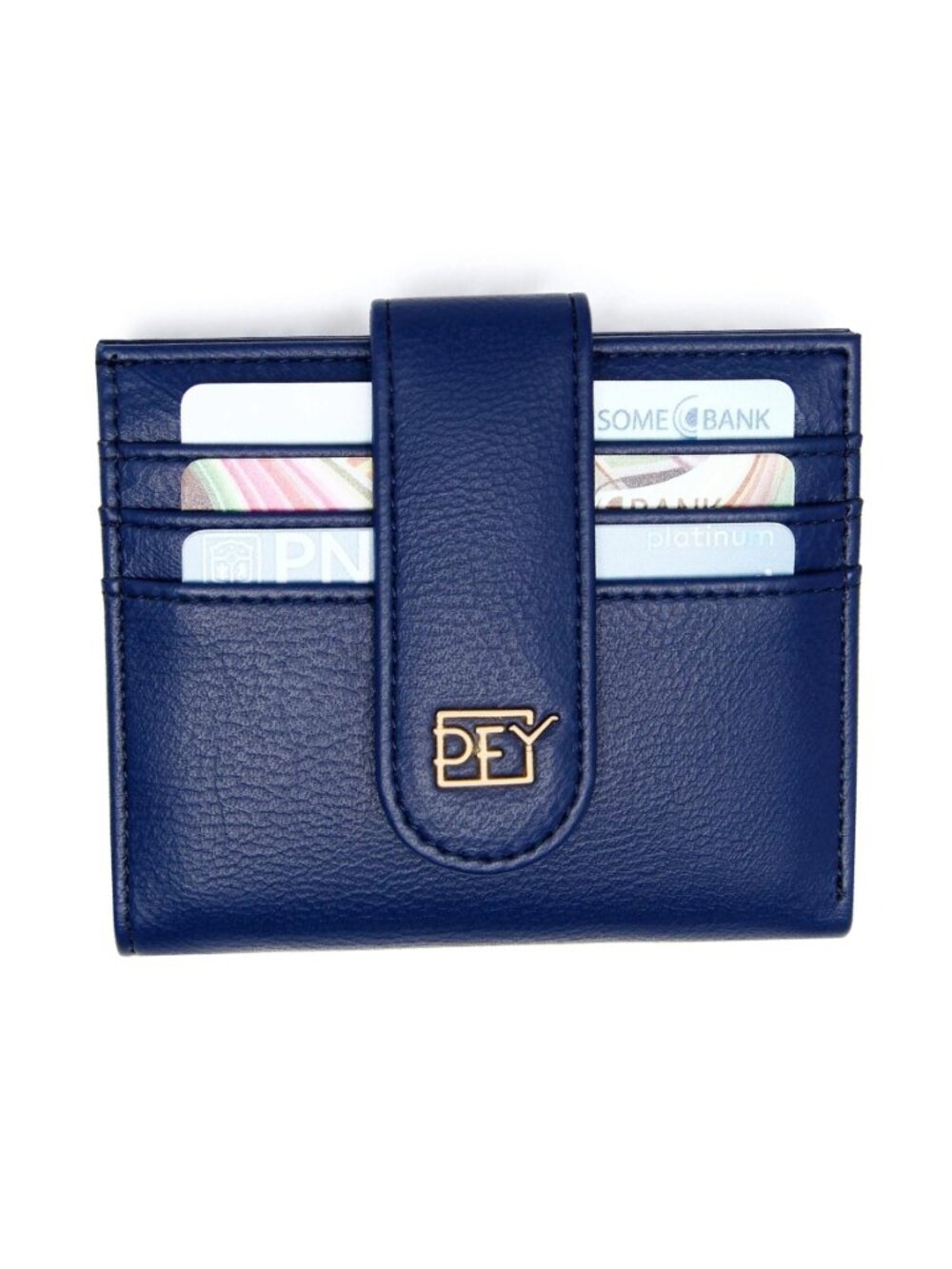 Small Bifold Multi Card Case Wallet with Zipper